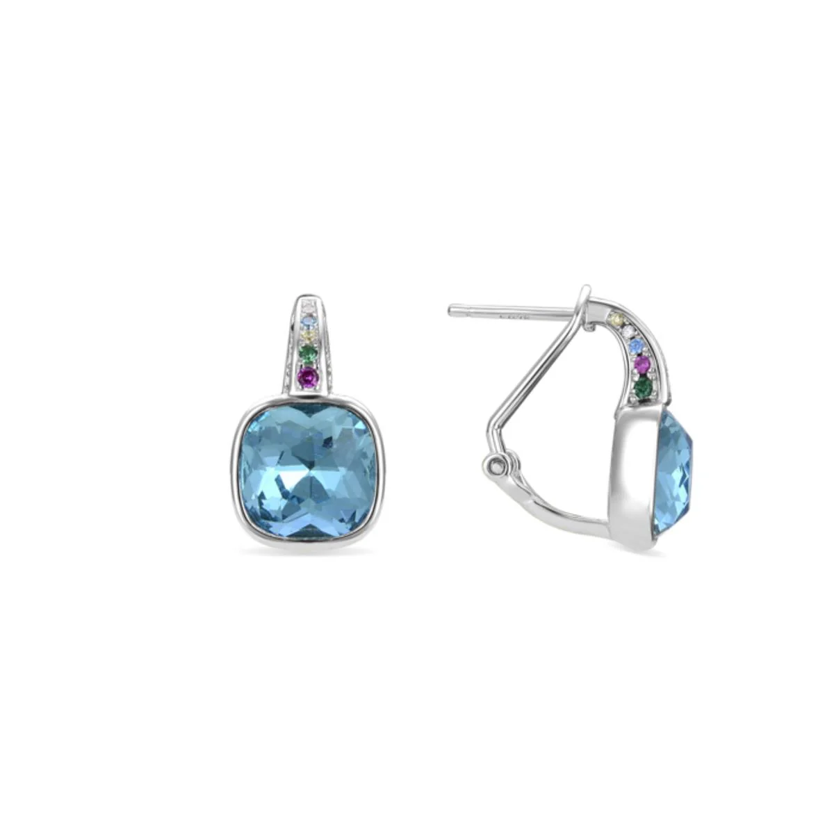 Pendientes Dyosha Plata De Ley 925 - Dyosha AZUL