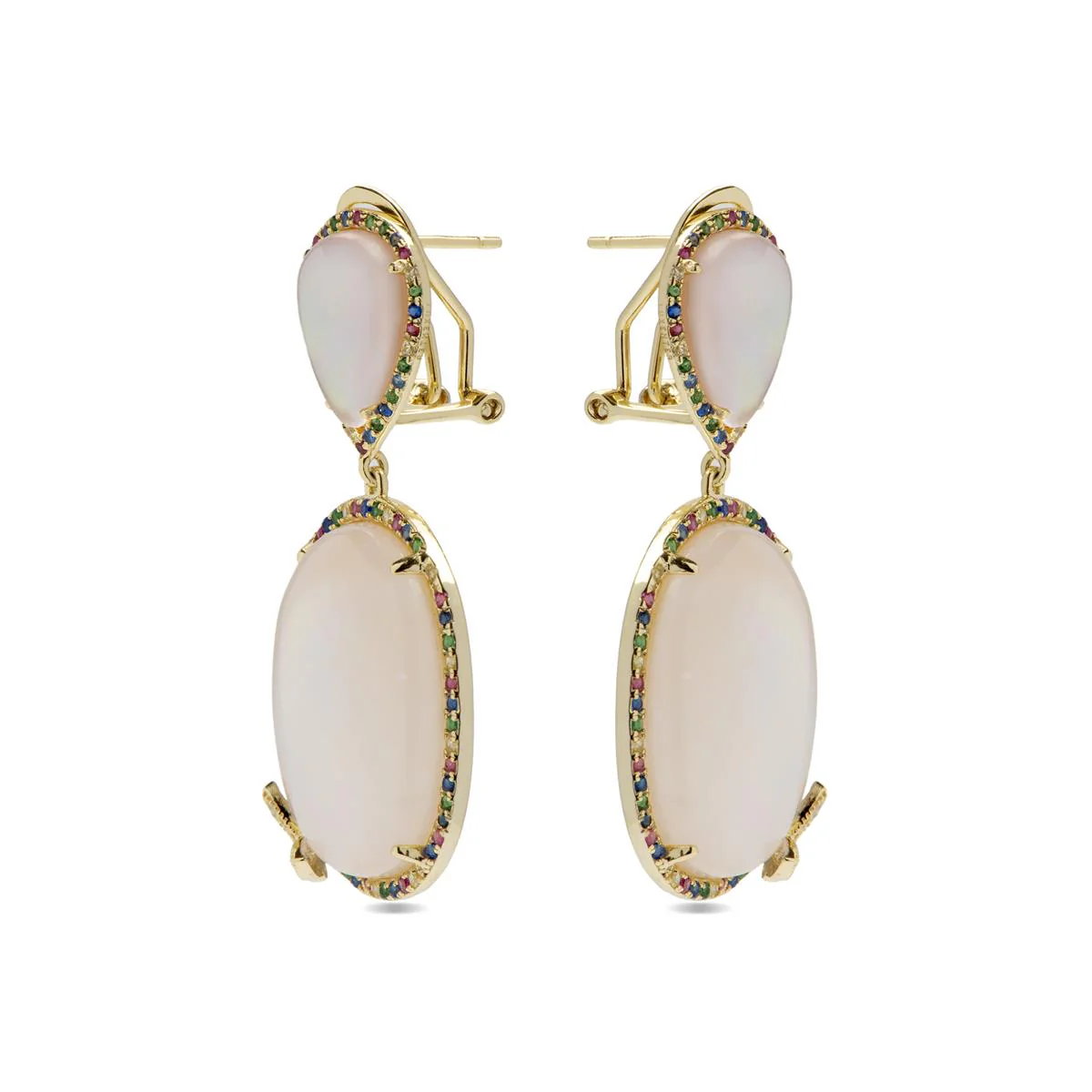 Pendientes Dysthe Plata De Ley 925 - Dysthe MULTICOLOR - Image 2