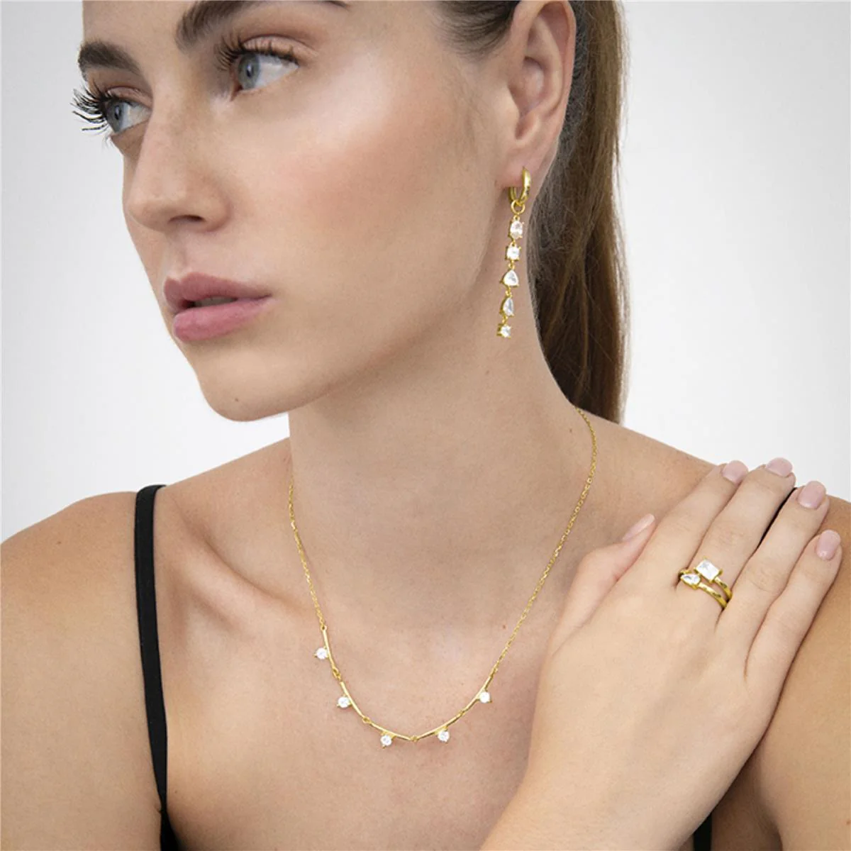 Pendientes Ediop Plata De Ley 925 - Ediop BLANCO - Image 3