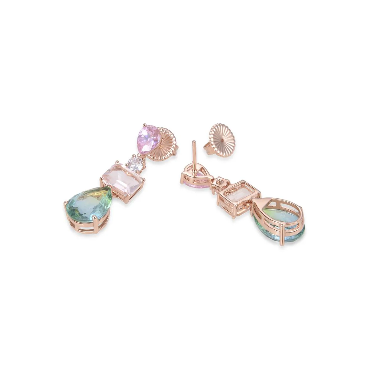 Pendientes Edri Plata De Ley 925 - Edri MULTICOLOR - Image 3