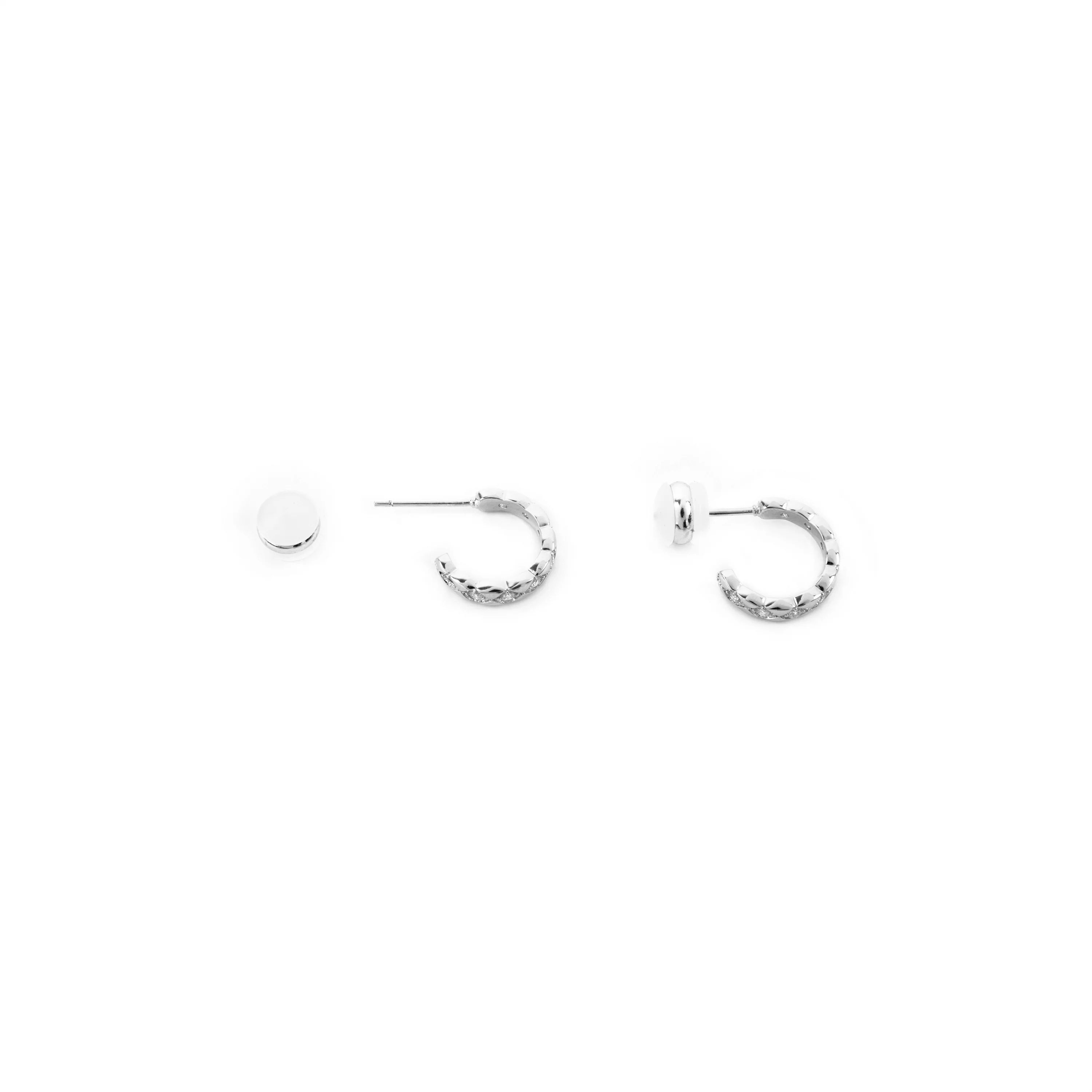Pendientes con Circonita Brillante acabado plata - Efla - Image 4