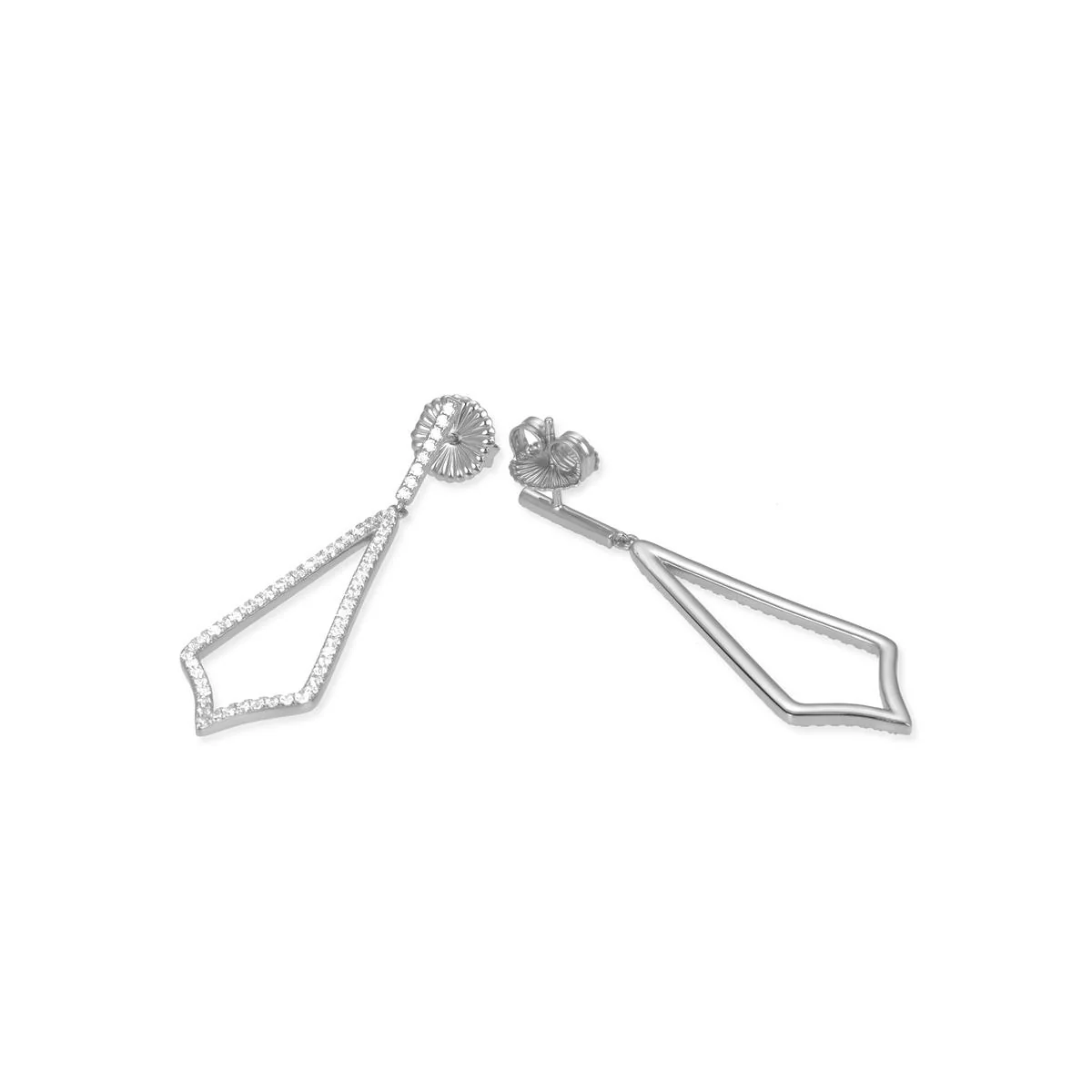 Pendientes Electria Plata De Ley 925 - Electria BLANCO - Image 3