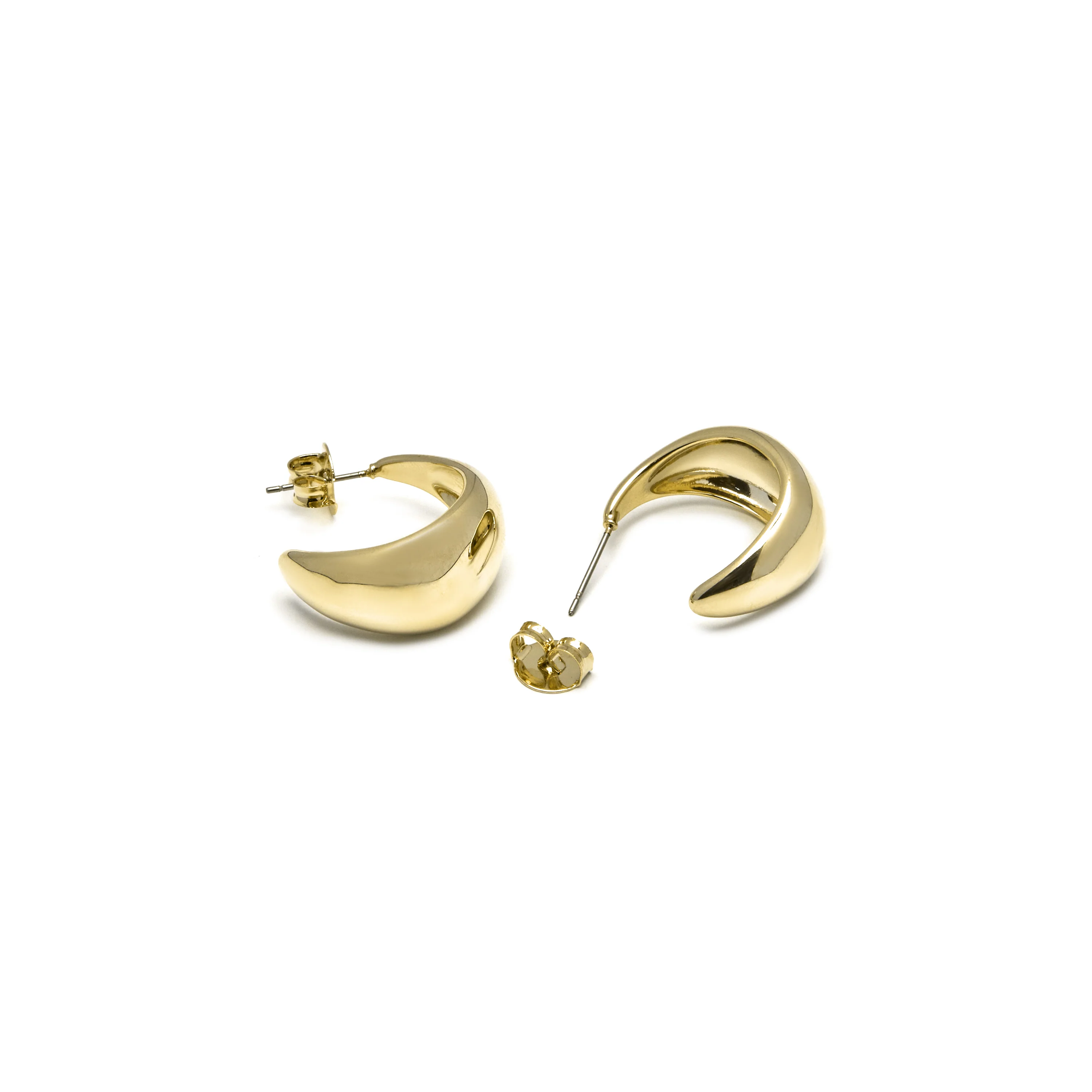 Pendientes acabados en oro amarillo 18K - Elfay - Image 5