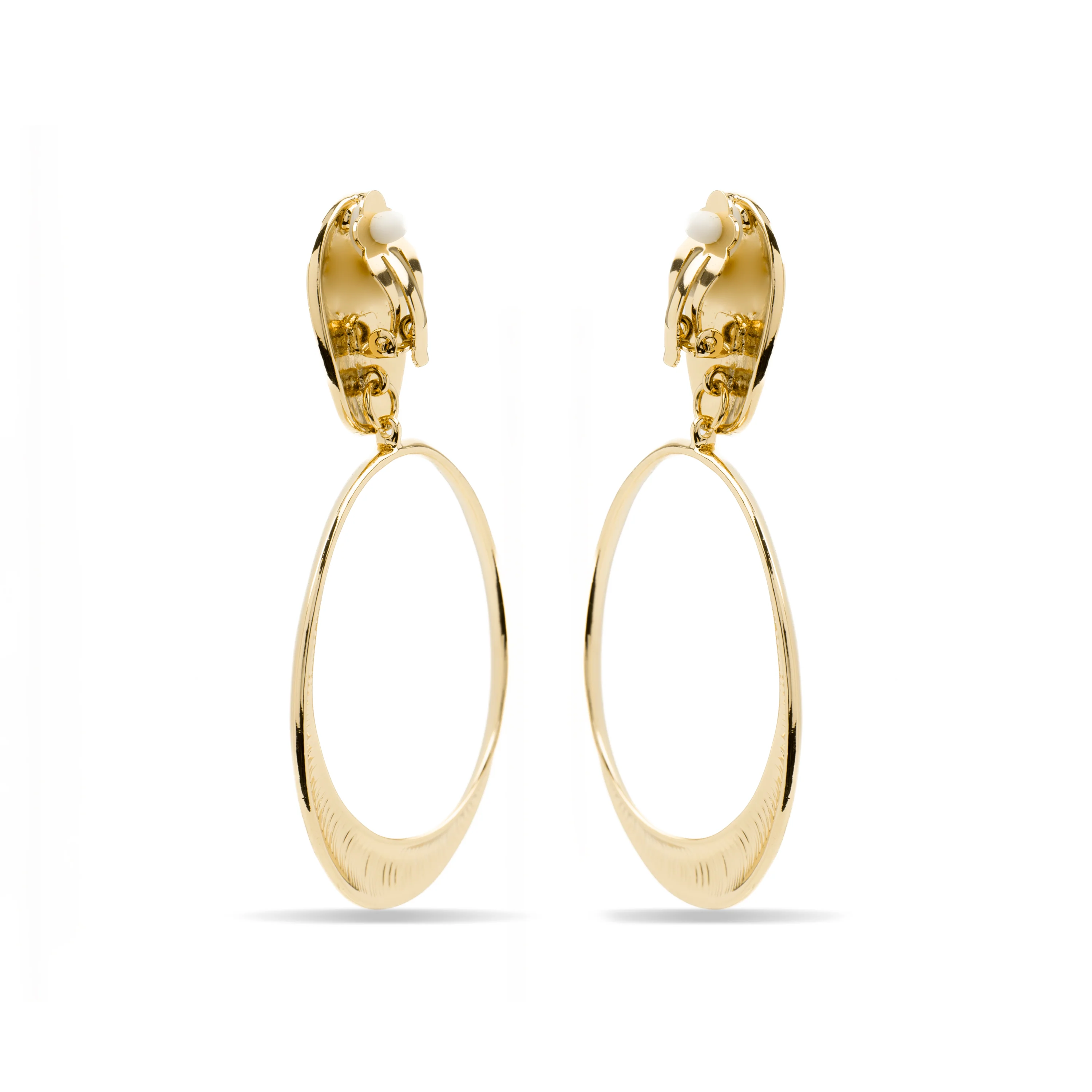 Pendientes acabados en oro amarillo 18K - Elnath - Image 3