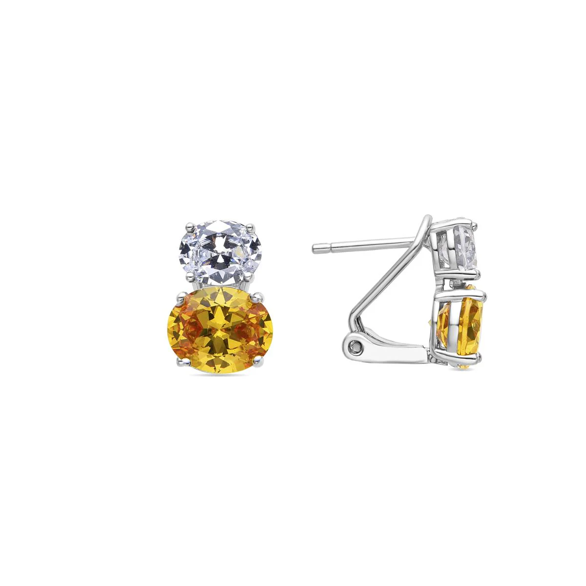 Pendientes Elsoni Plata de Ley 925 - Elsoni AMARILLO