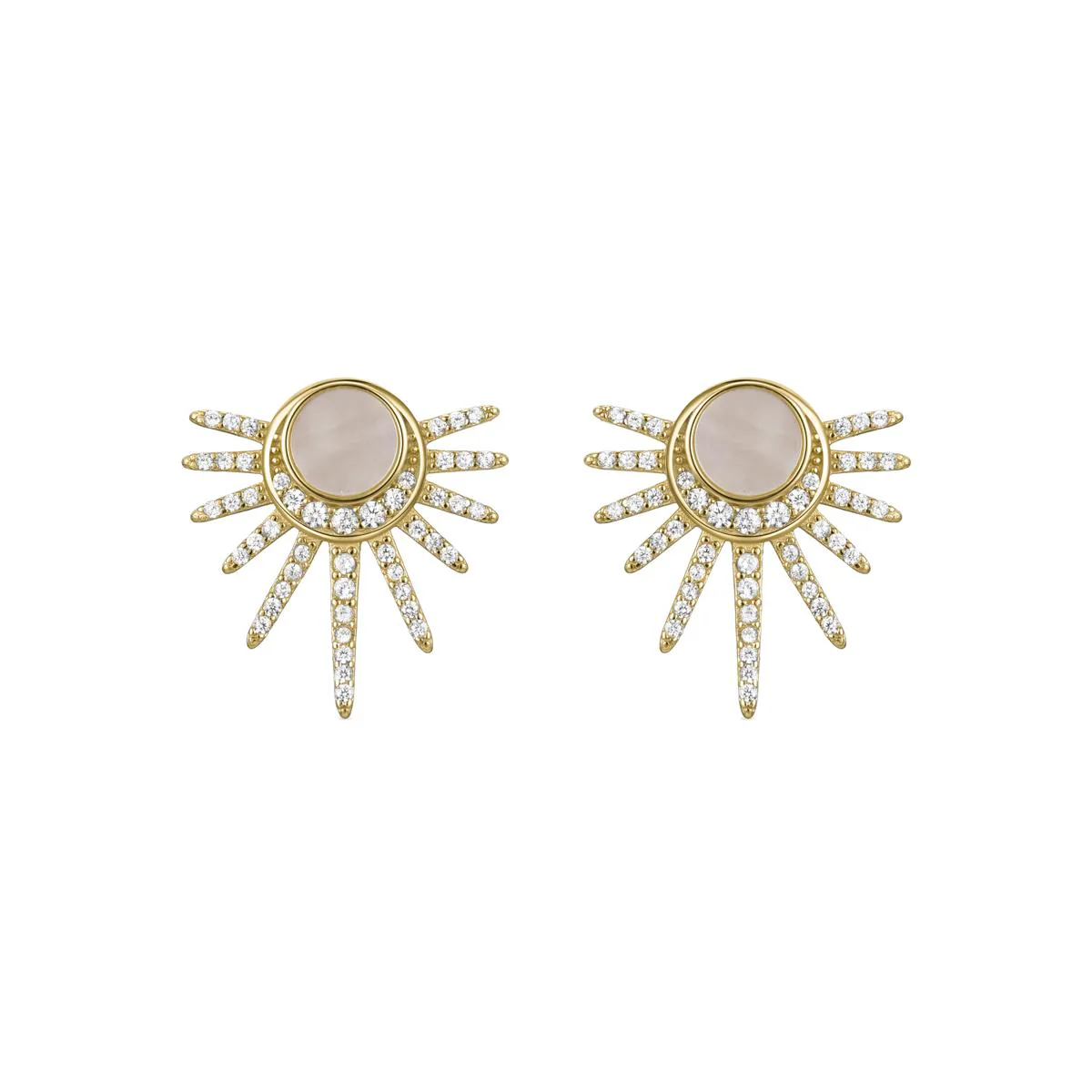 Pendientes Emkha Plata De Ley 925 - Emkha BLANCO
