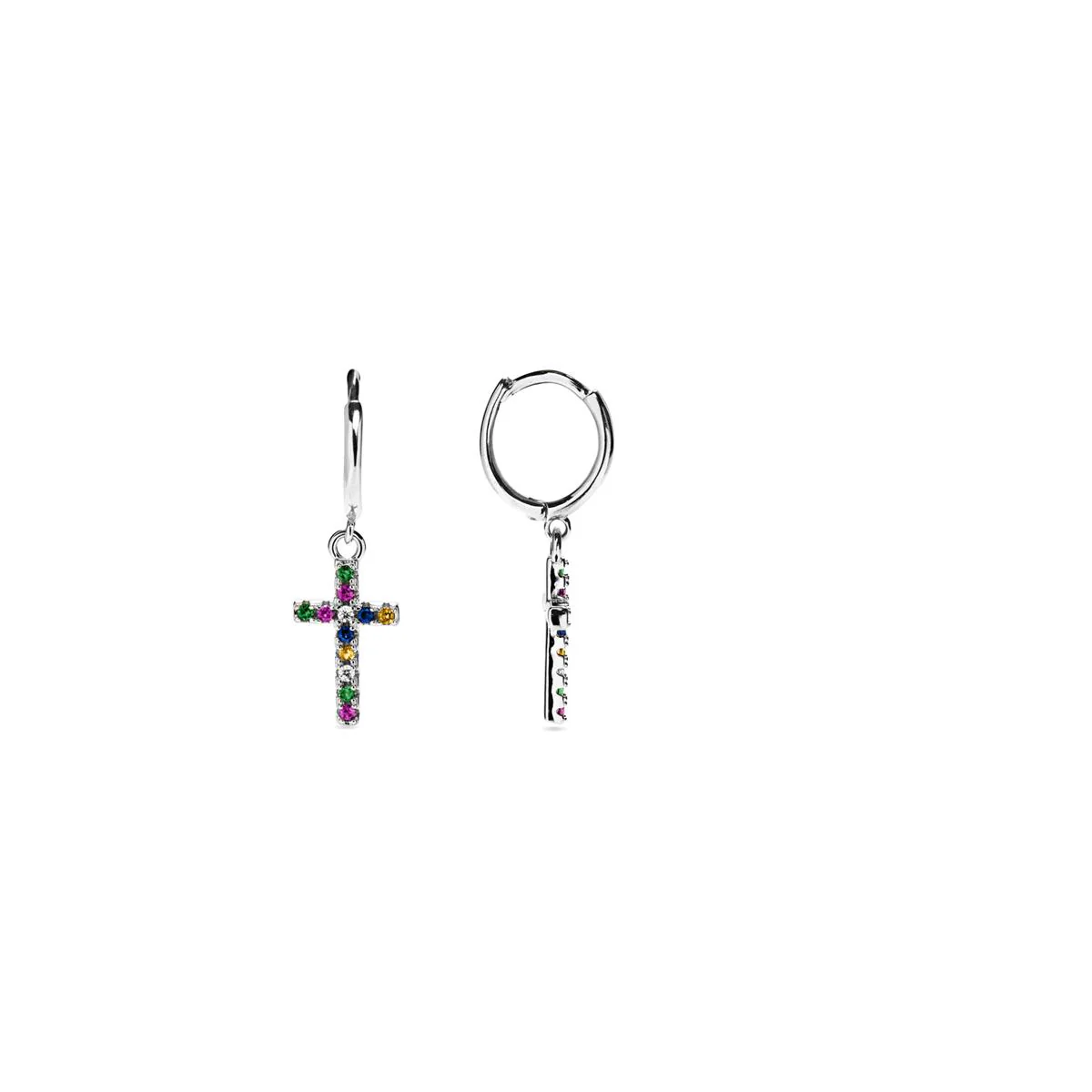 Pendientes Erilma Plata De Ley 925 - Erilma MULTICOLOR