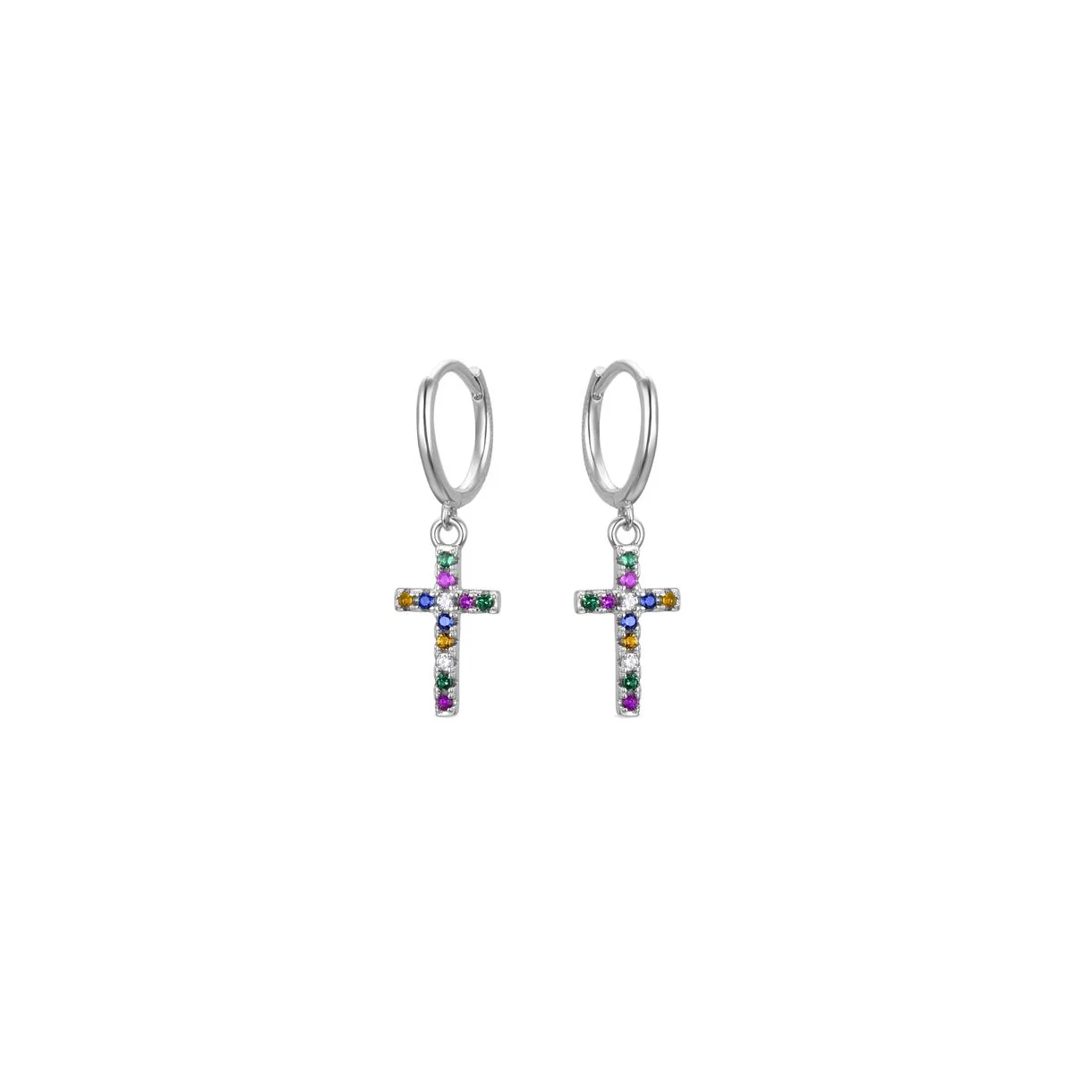 Pendientes Erilma Plata De Ley 925 - Erilma MULTICOLOR - Image 2