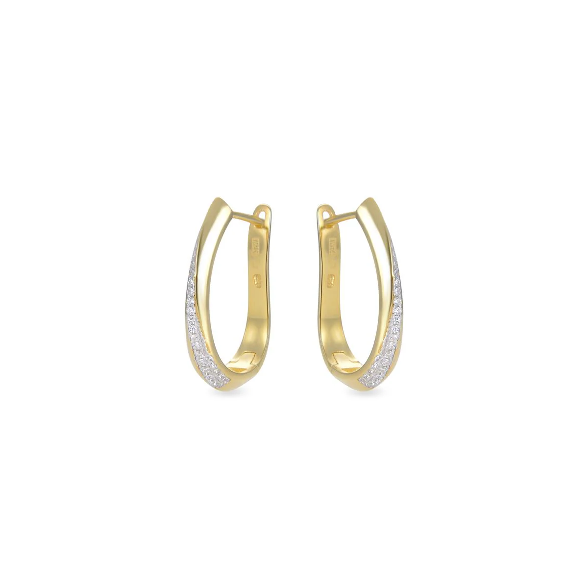 Pendientes Erkang Plata De Ley 925 - Erkang BLANCO - Image 2