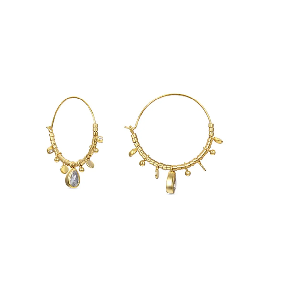 Pendientes Erlah Plata De Ley 925 - Erlah BLANCO