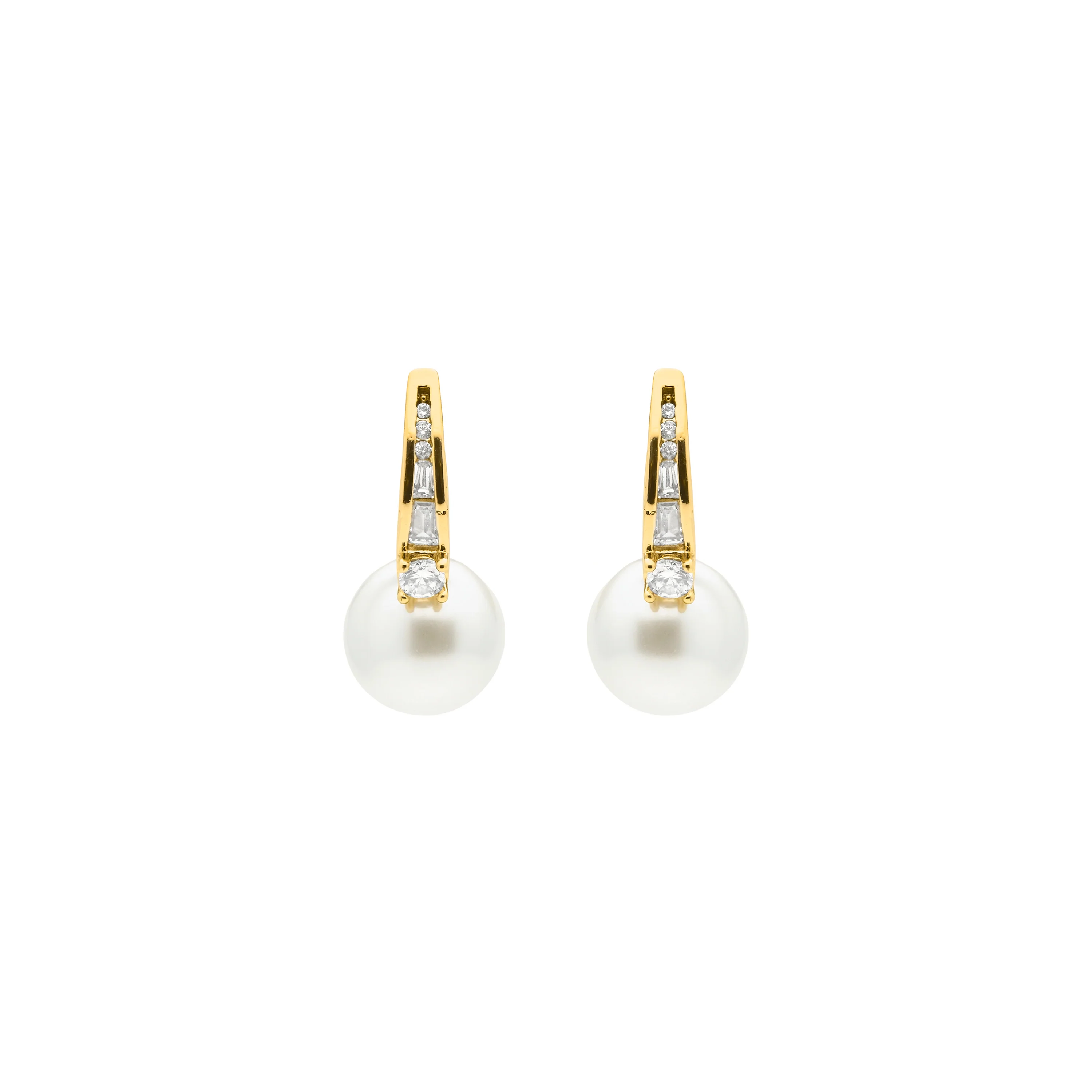 Pendientes acabado en oro amarillo 18k - Esha
