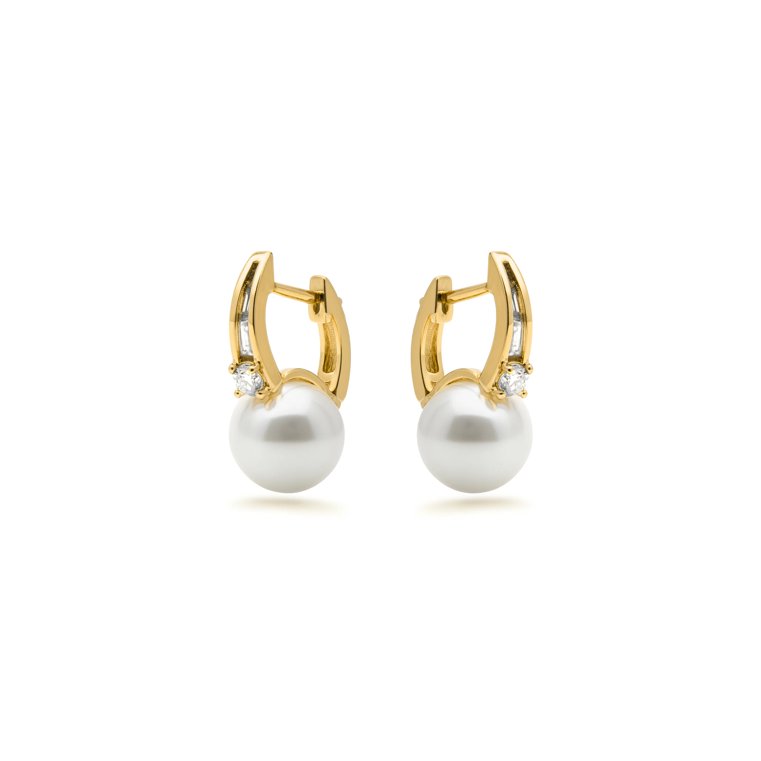Pendientes acabado en oro amarillo 18k - Esha - Image 3