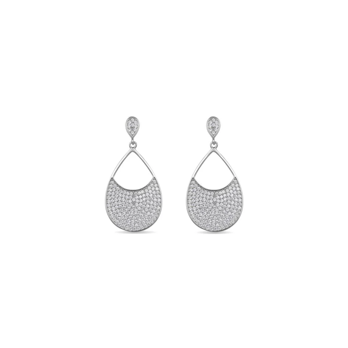 Pendientes Eshe Plata De Ley 925 - Eshe BLANCO