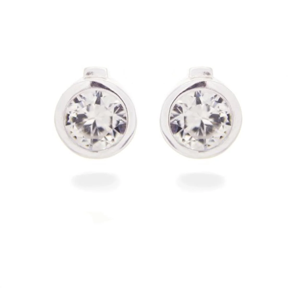 Pendientes Essential Plata y Cz Brillante - Essential BLANCO
