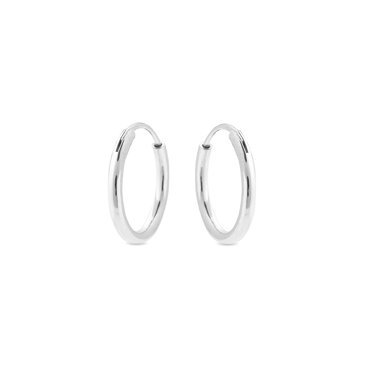Pendientes Essential Plata de Ley 925 - 10mm - Essential GRIS - Image 2