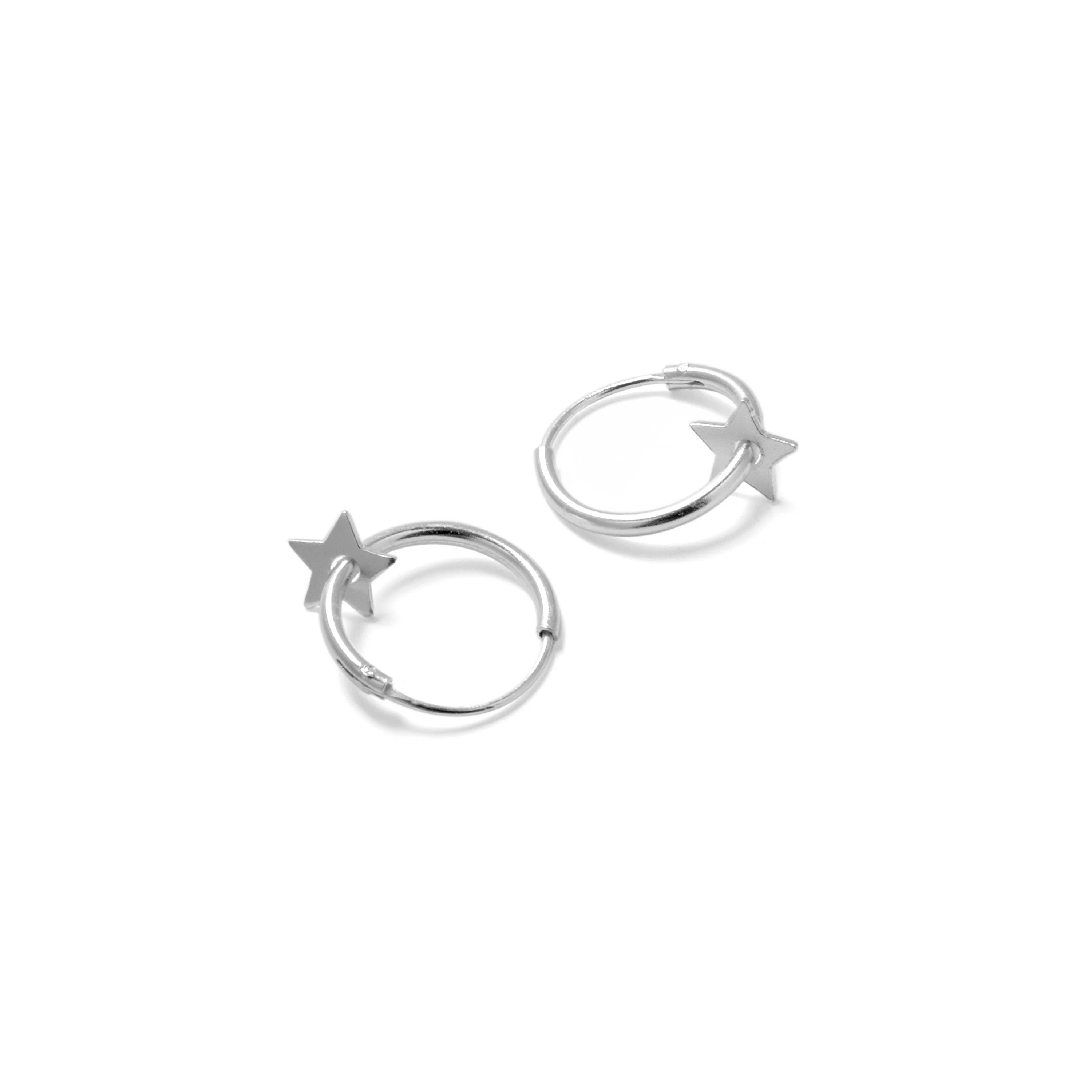Pendientes de Plata de Ley 925 acabados en rodio - Essential - Image 5