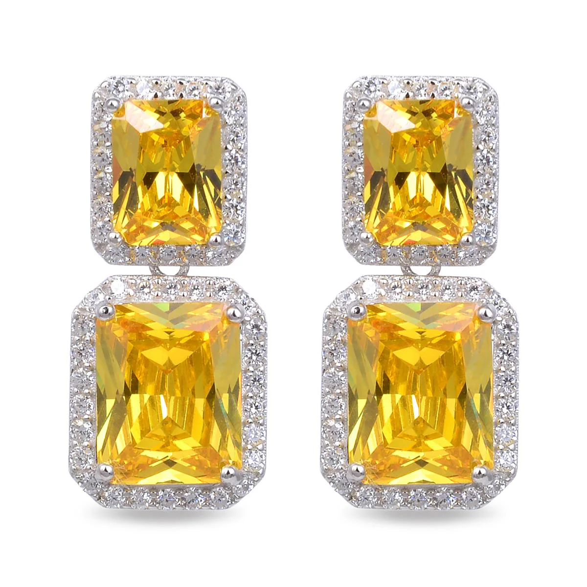 Pendientes Euria Plata De Ley 925 - Euria AMARILLO
