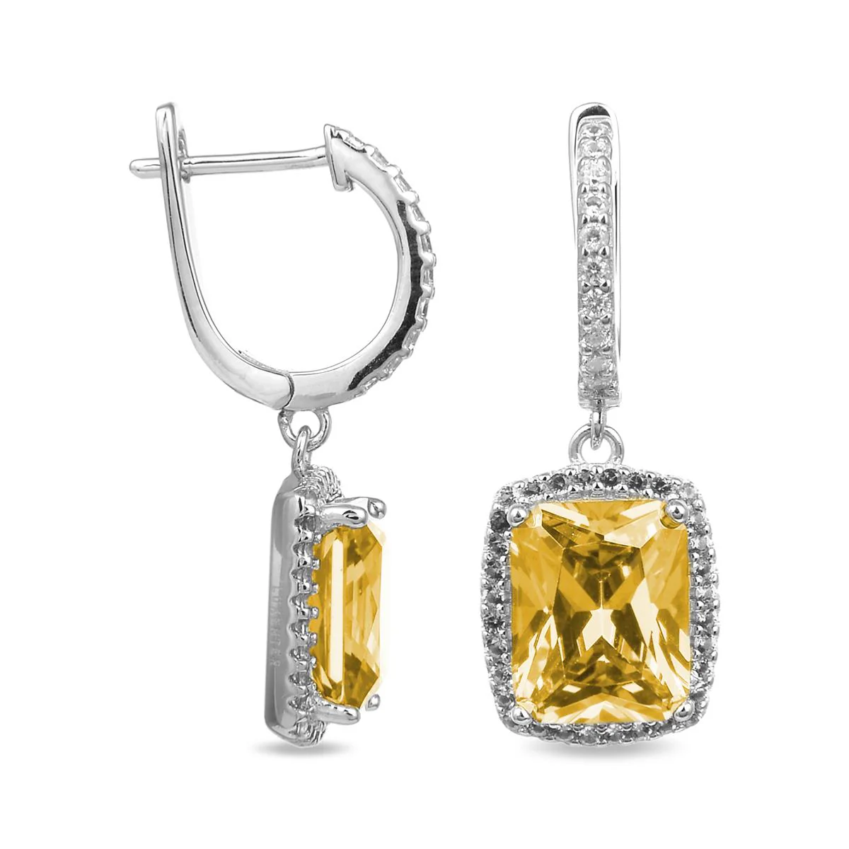 Pendientes Euria Plata De Ley 925 - Euria AMARILLO
