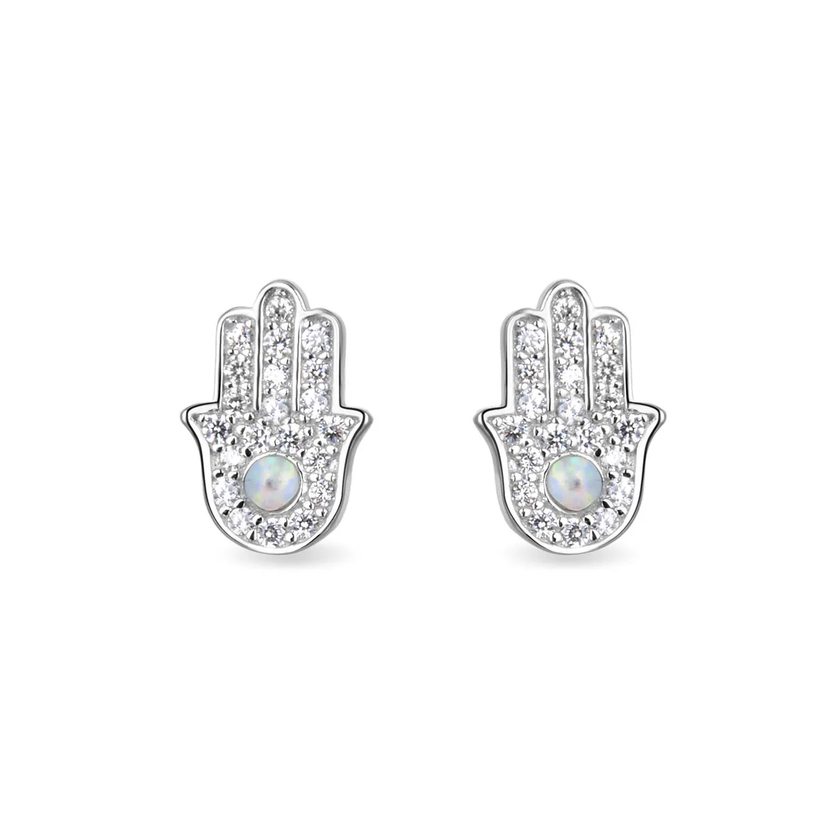 Pendientes Euzum Plata De Ley 925 - Euzum BLANCO