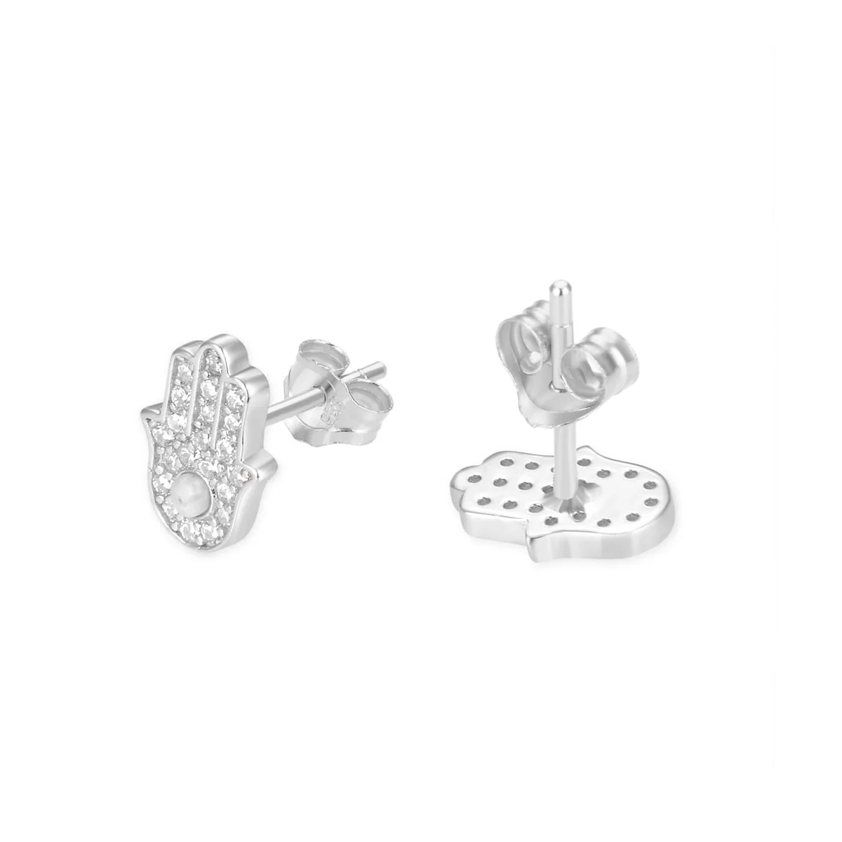 Pendientes Euzum Plata De Ley 925 - Euzum BLANCO - Image 3