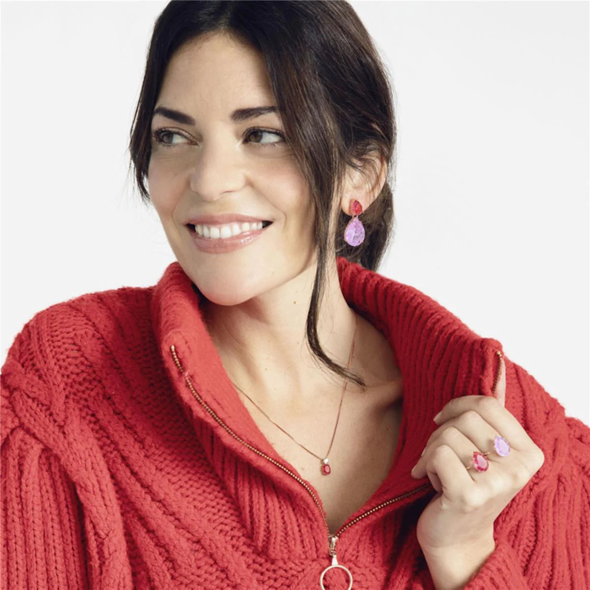 Pendientes Ever Plata De Ley 925 - Ever ROSA - Image 5