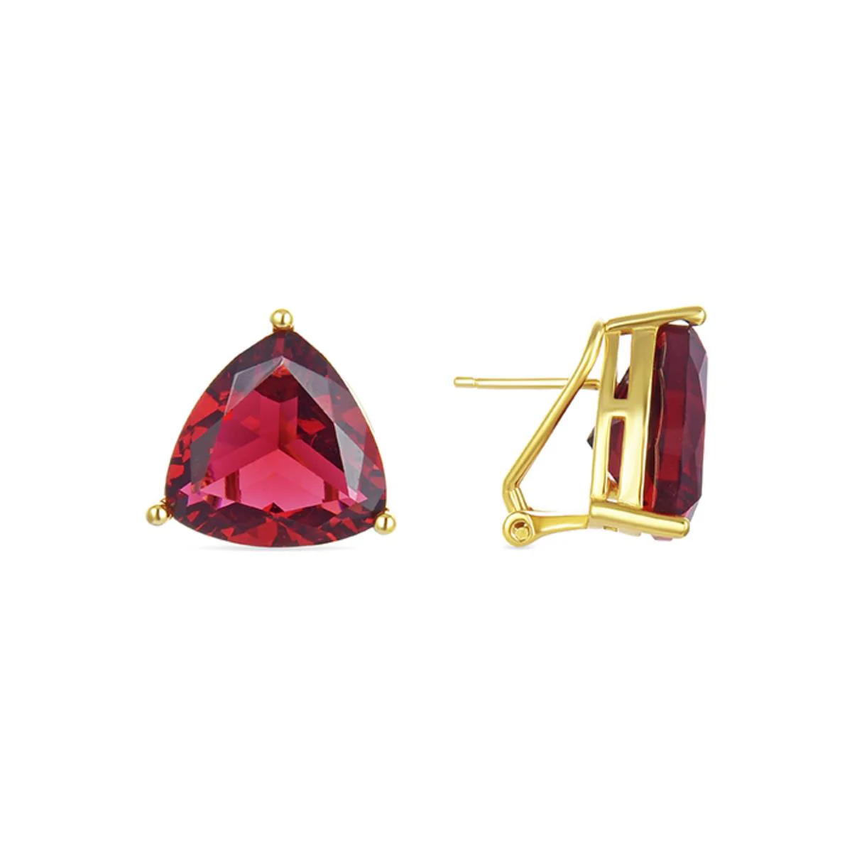 Pendientes Fadhu Plata De Ley 925 - Fadhu ROJO