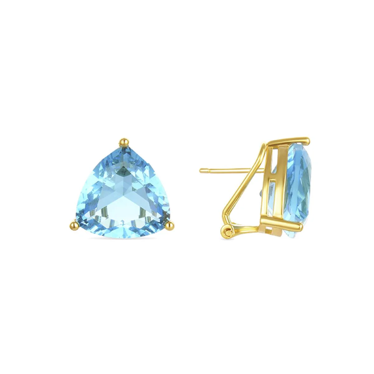Pendientes Fadhu Plata De Ley 925 - Fadhu AZUL