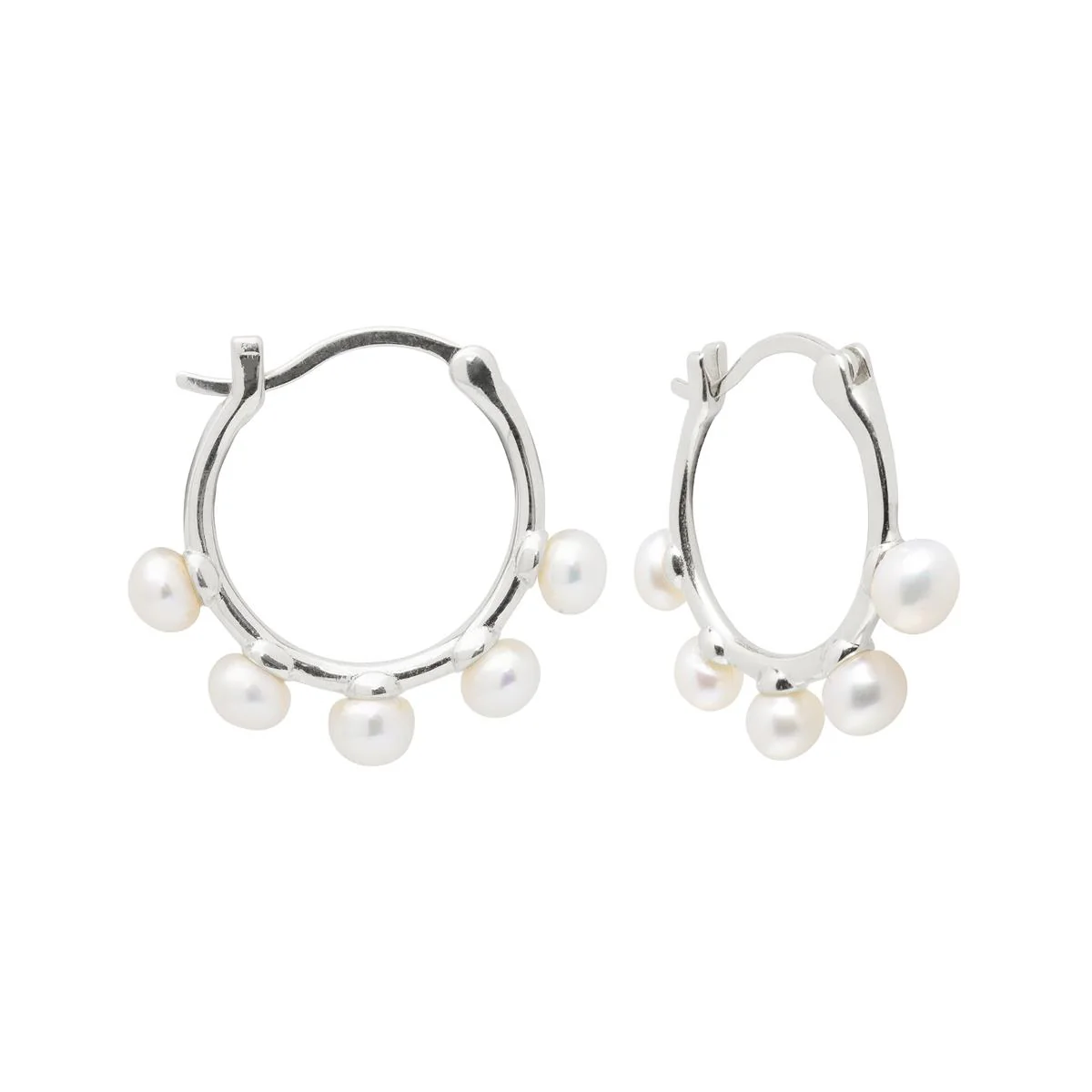 Pendientes Fami Plata De Ley 925 - Fami BLANCO
