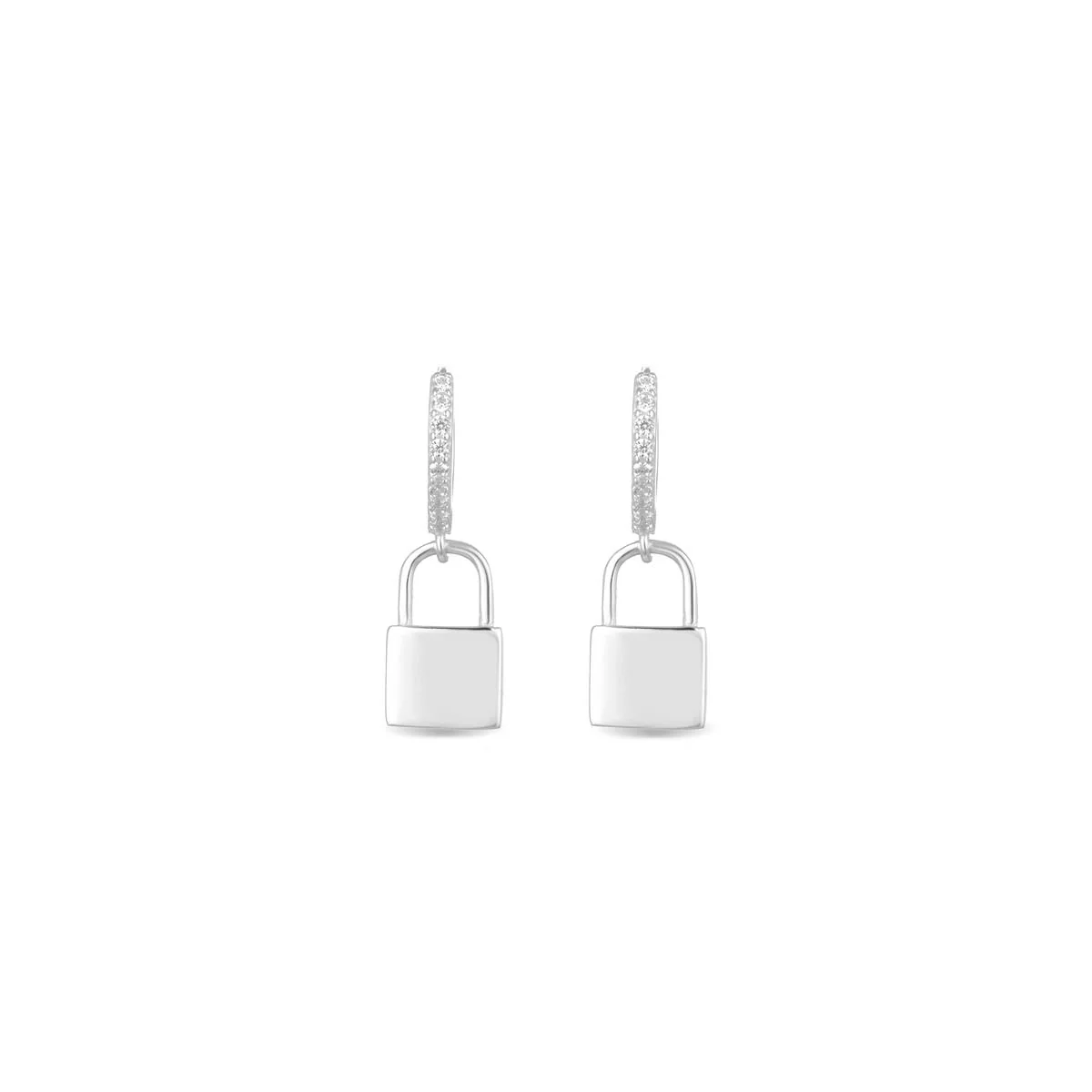 Pendientes Fansy Plata De Ley 925 - Fansy BLANCO