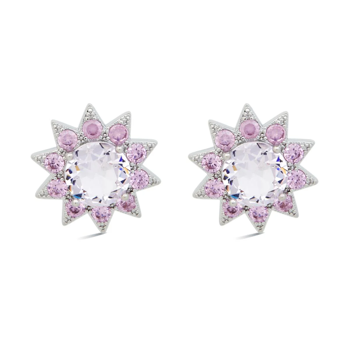 Pendientes Fareth acabado en Rodio - Fareth MULTICOLOR