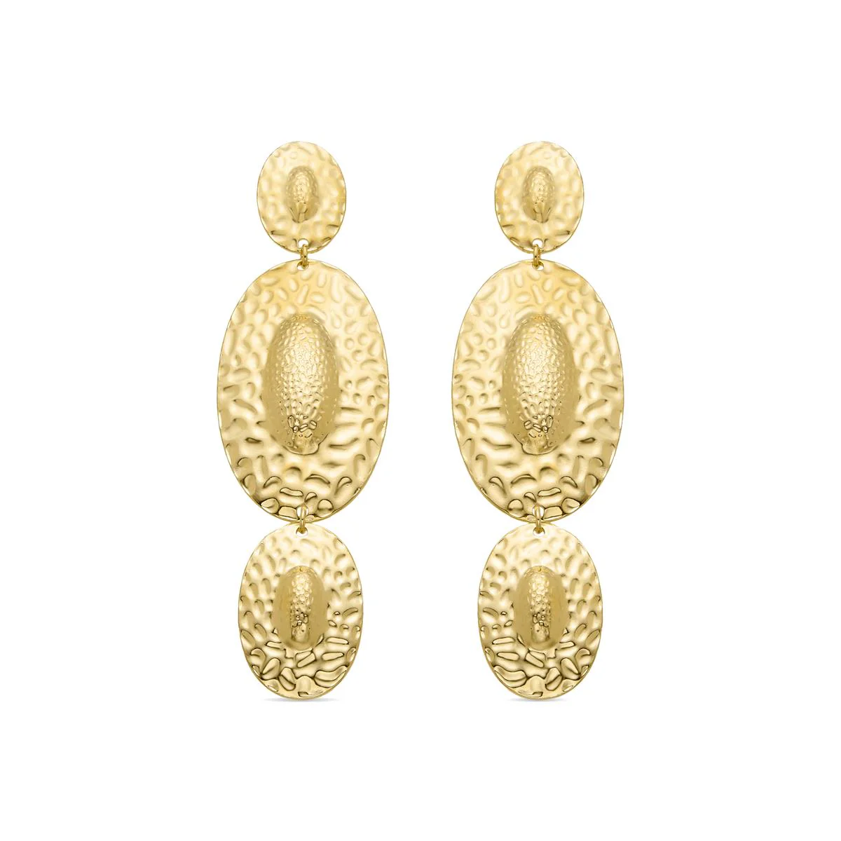 Pendientes Faridi acabados en oro amarillo 18K - Faridi AMARILLO