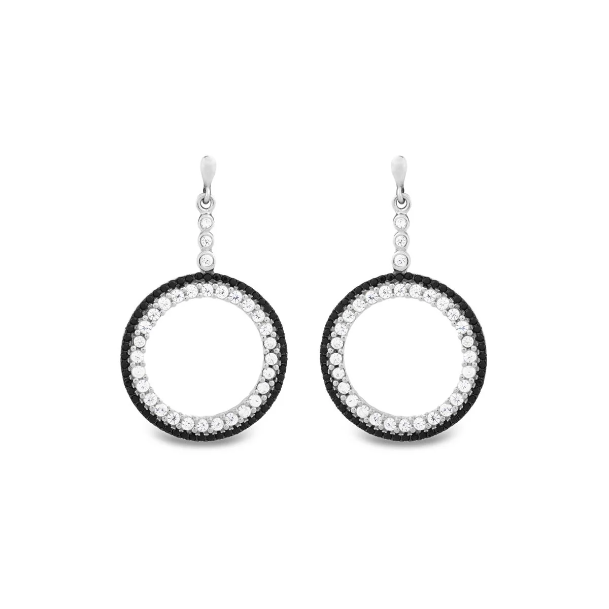 Pendientes Faseaha Plata De Ley 925 - Faseaha NEGRO