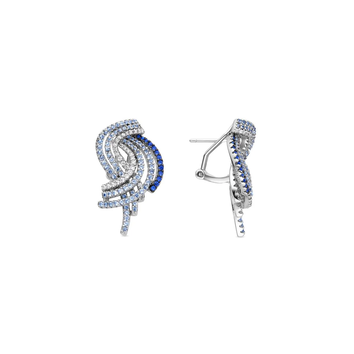 Pendientes Fatti Plata de Ley 925 - Fatti BLANCO