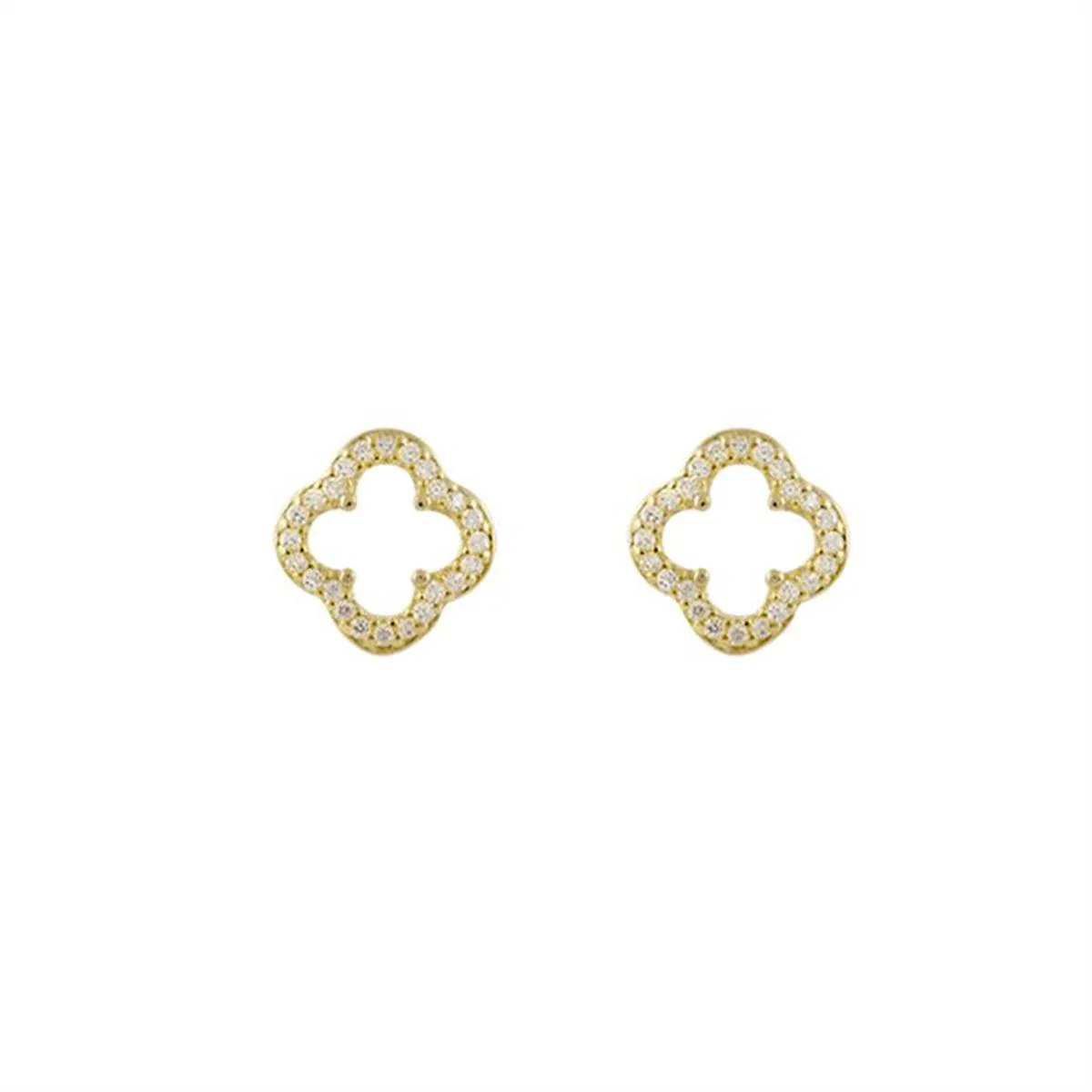 Pendientes Felicidad Plata De Ley 925 - Felicidad BLANCO