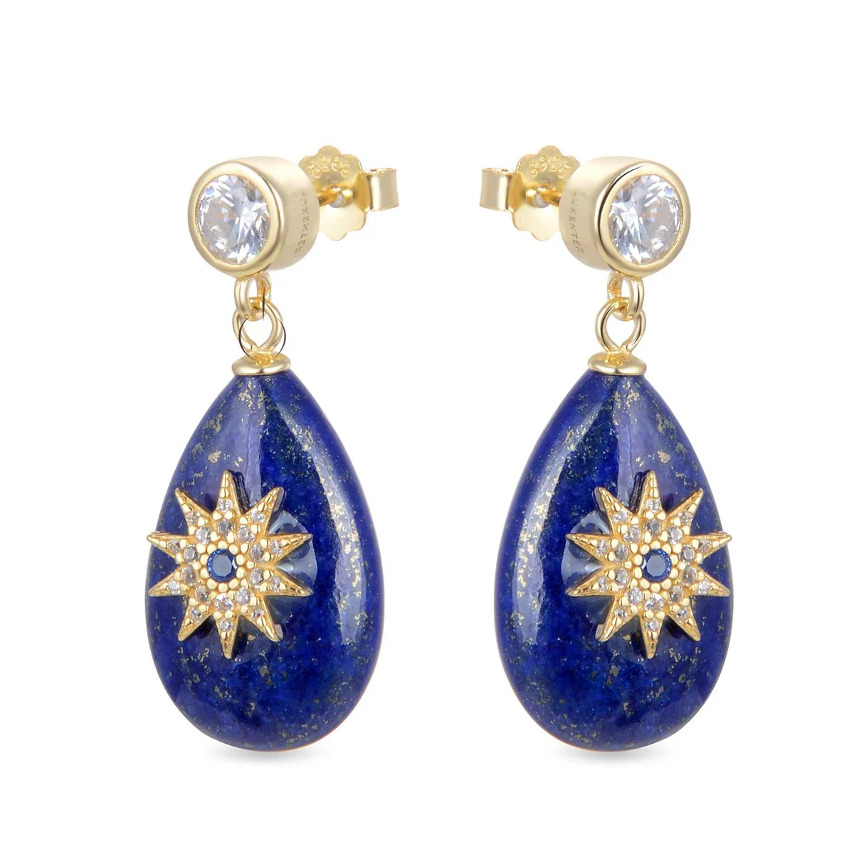 Pendientes Fersa Plata De Ley 925 - Fersa AZUL - Image 2