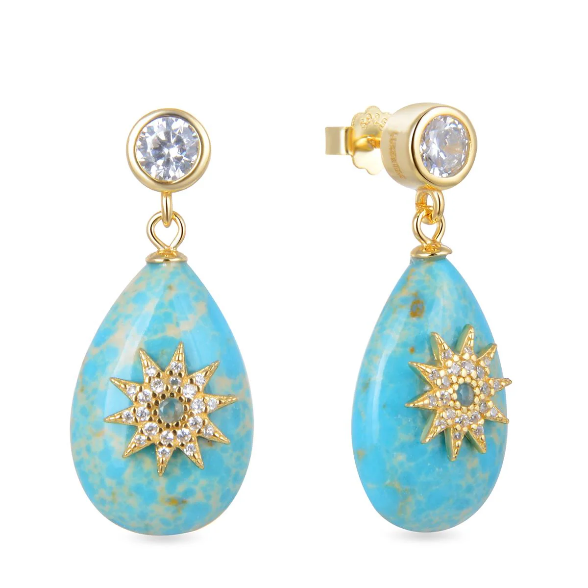 Pendientes Fersa Plata De Ley 925 - Fersa AZUL