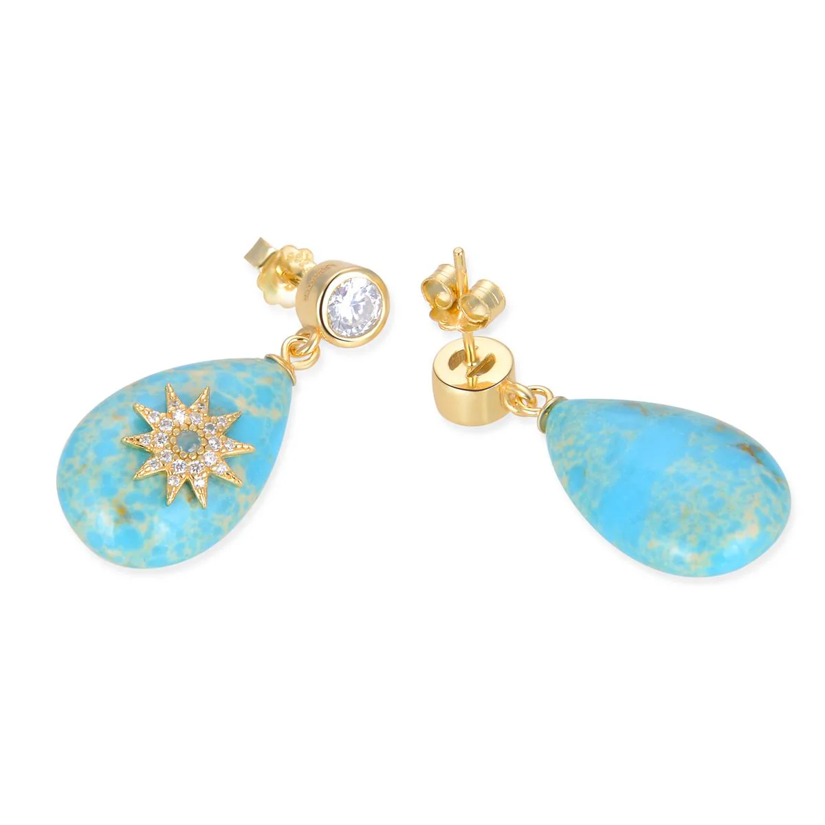 Pendientes Fersa Plata De Ley 925 - Fersa AZUL - Image 3