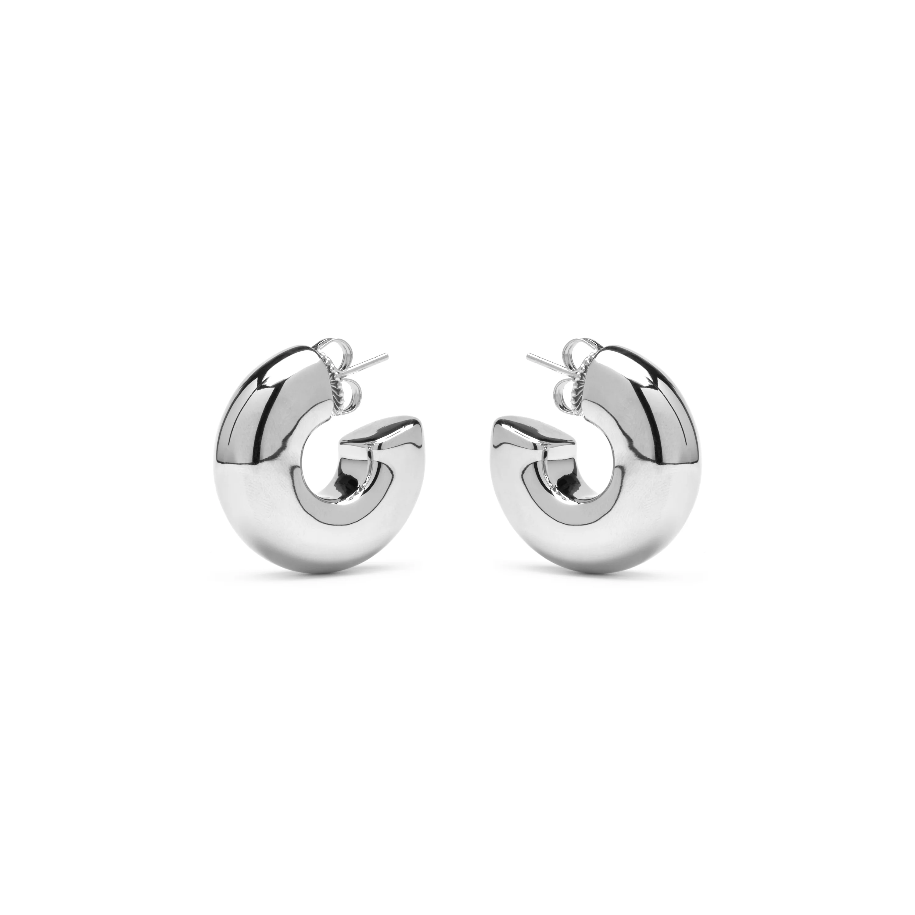 Pendientes de Plata de Ley 925 y  acabado rodio - Fike - Image 3