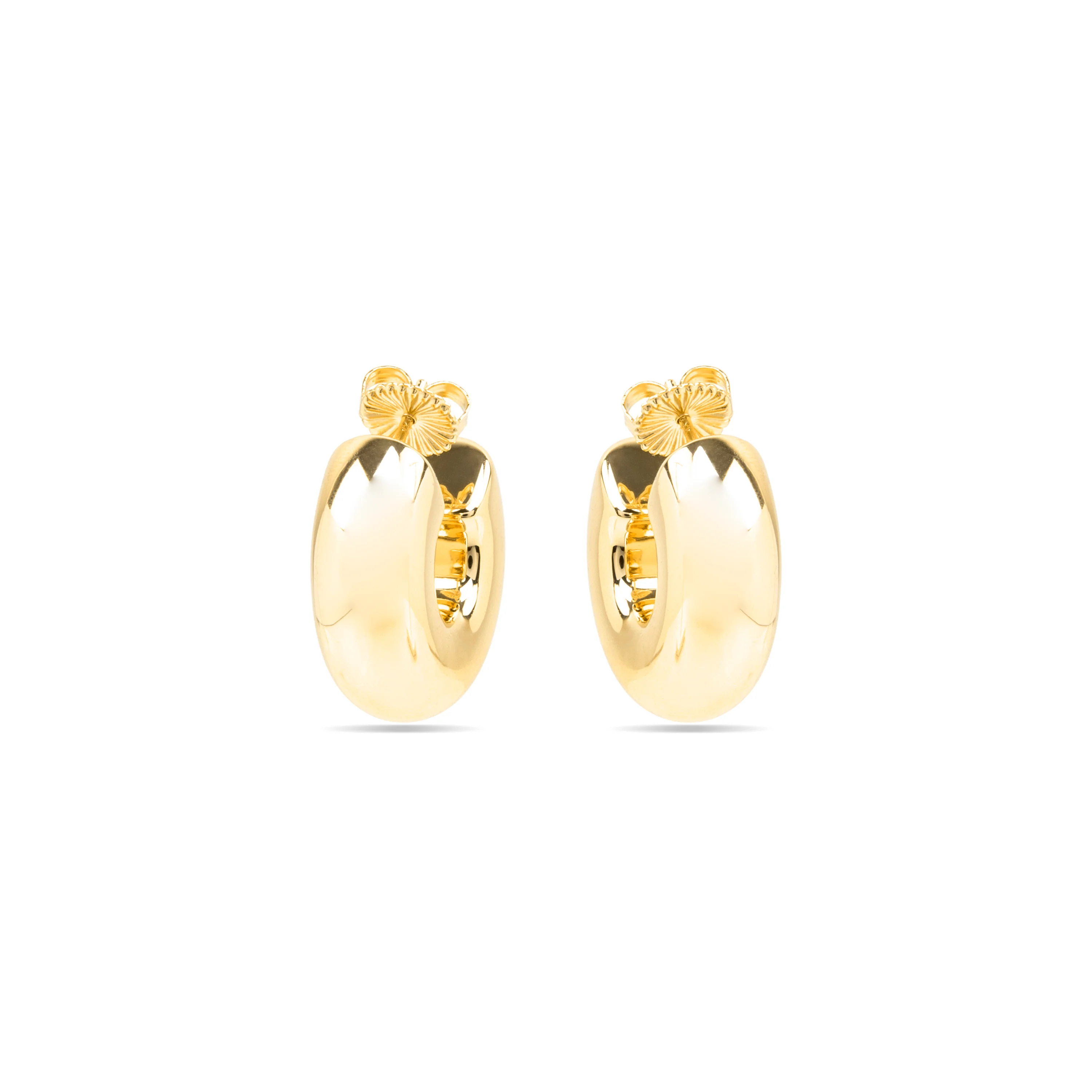 Pendientes de Plata de Ley 925 y acabado oro amarillo de 18k - Fike - Image 3