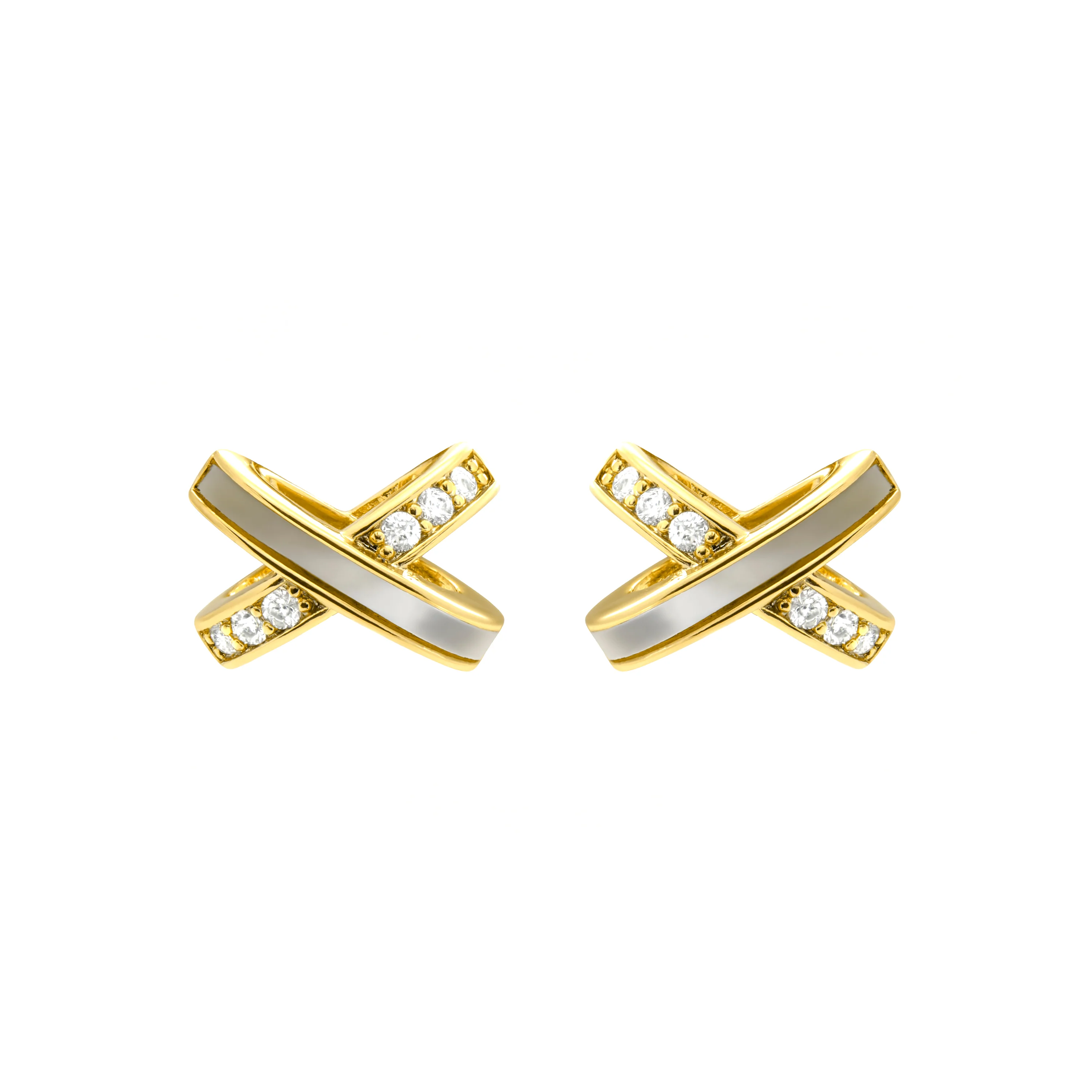 Pendientes acabado en oro amarillo 18k - Fimi