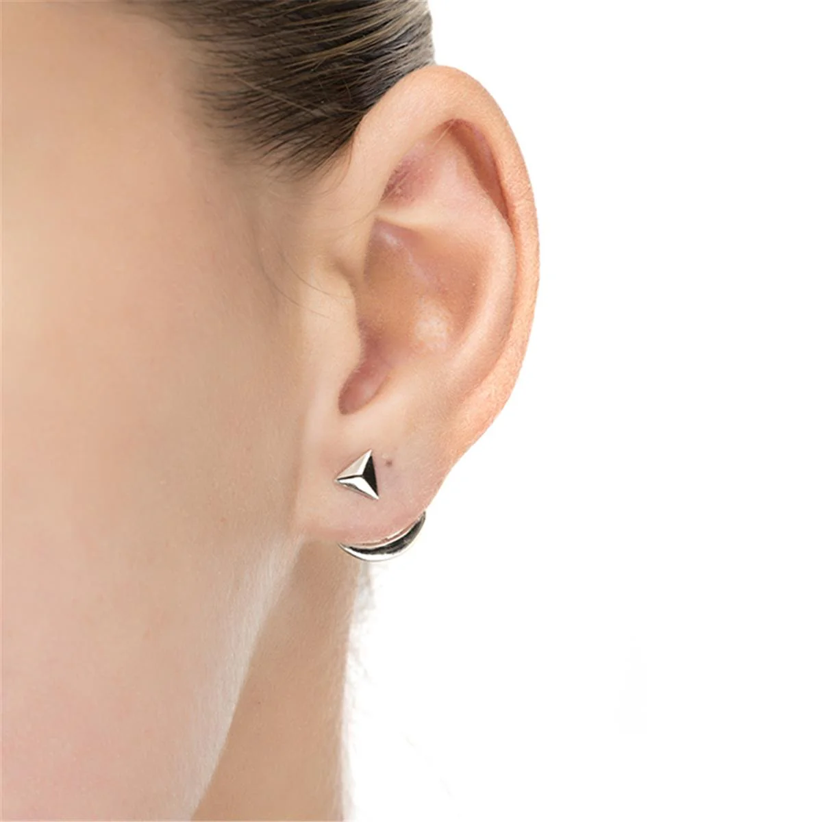 Pendientes Fledmen Plata De Ley 925 - Fledmen GRIS - Image 2