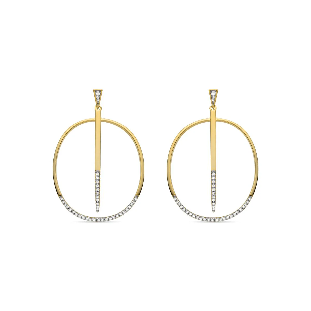 Pendientes Frithbri Plata de ley 925 - Frithbri BLANCO