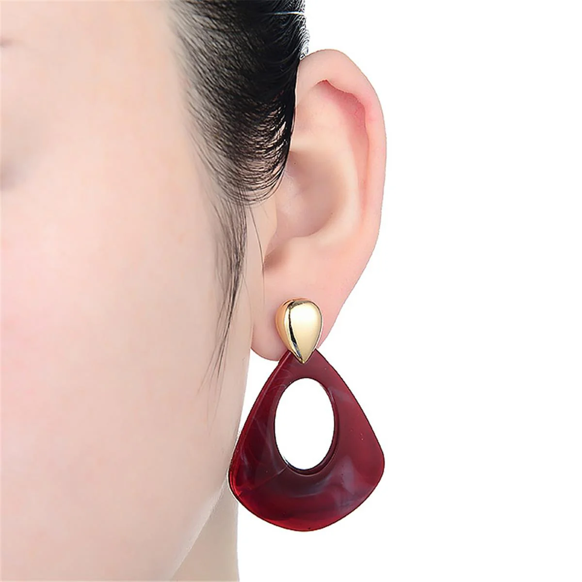 Pendientes Combinables Funax Resina - Funax ROJO - Image 2