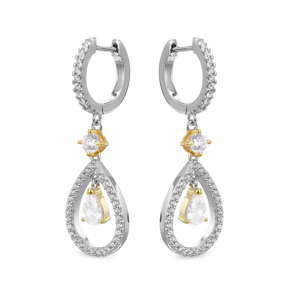 Pendientes Gala Plata De Ley 925 - Gala BLANCO - Image 2