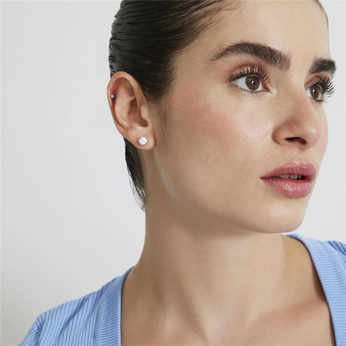Pendientes Ganyou Plata de Ley 925 - Ganyou BLANCO - Image 3