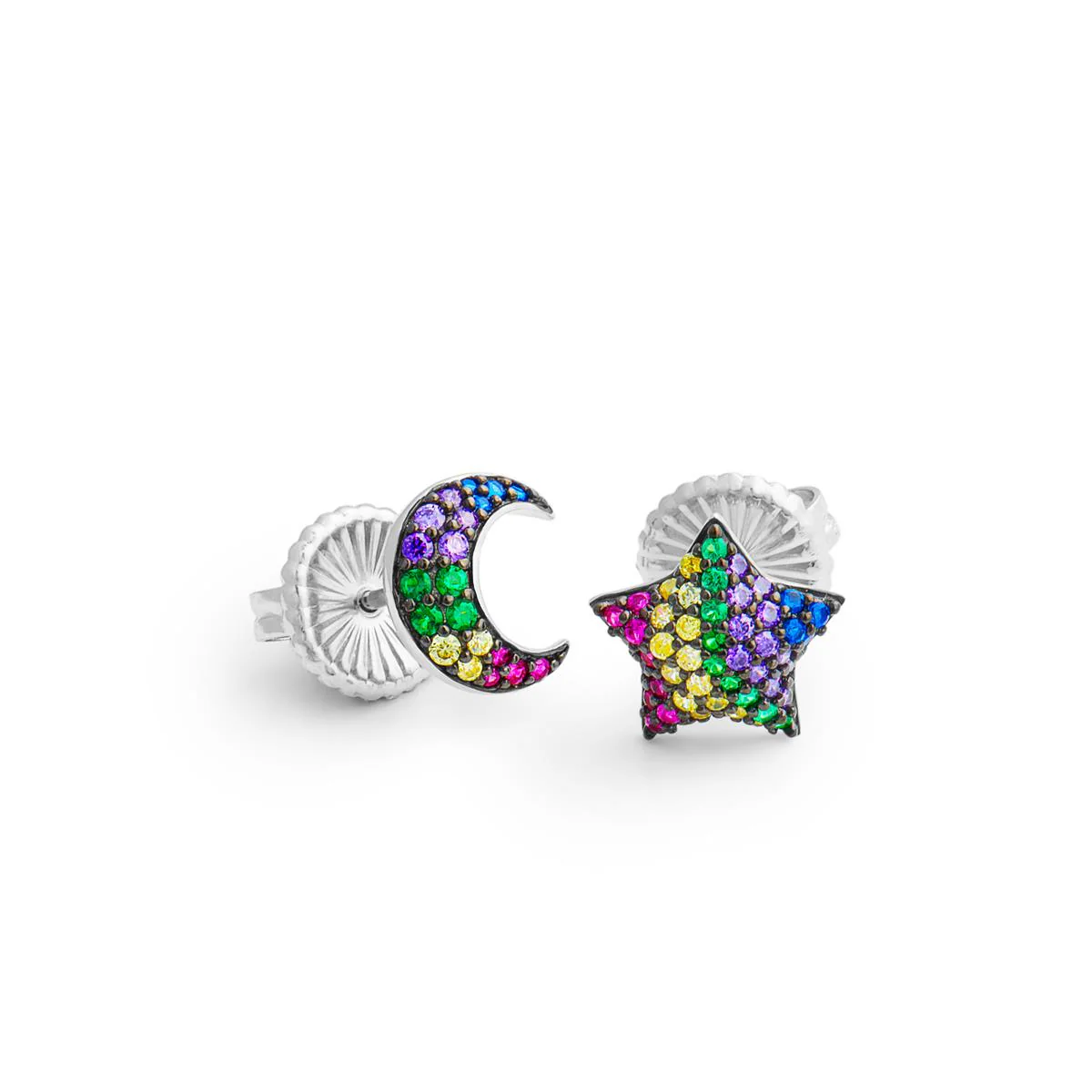 Pendientes Gardja Plata De Ley 925 - Gardja MULTICOLOR - Image 2