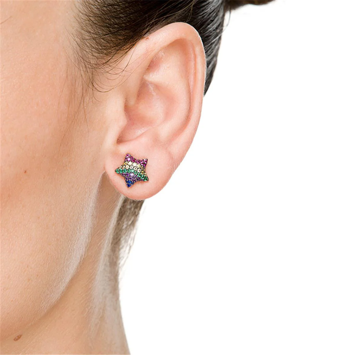 Pendientes Gardja Plata De Ley 925 - Gardja MULTICOLOR - Image 3
