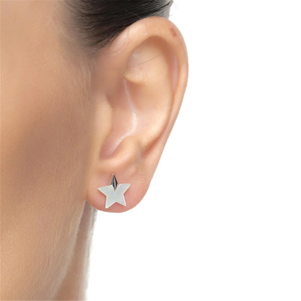 Pendientes Gardly Plata De Ley 925 - Gardly BLANCO - Image 2