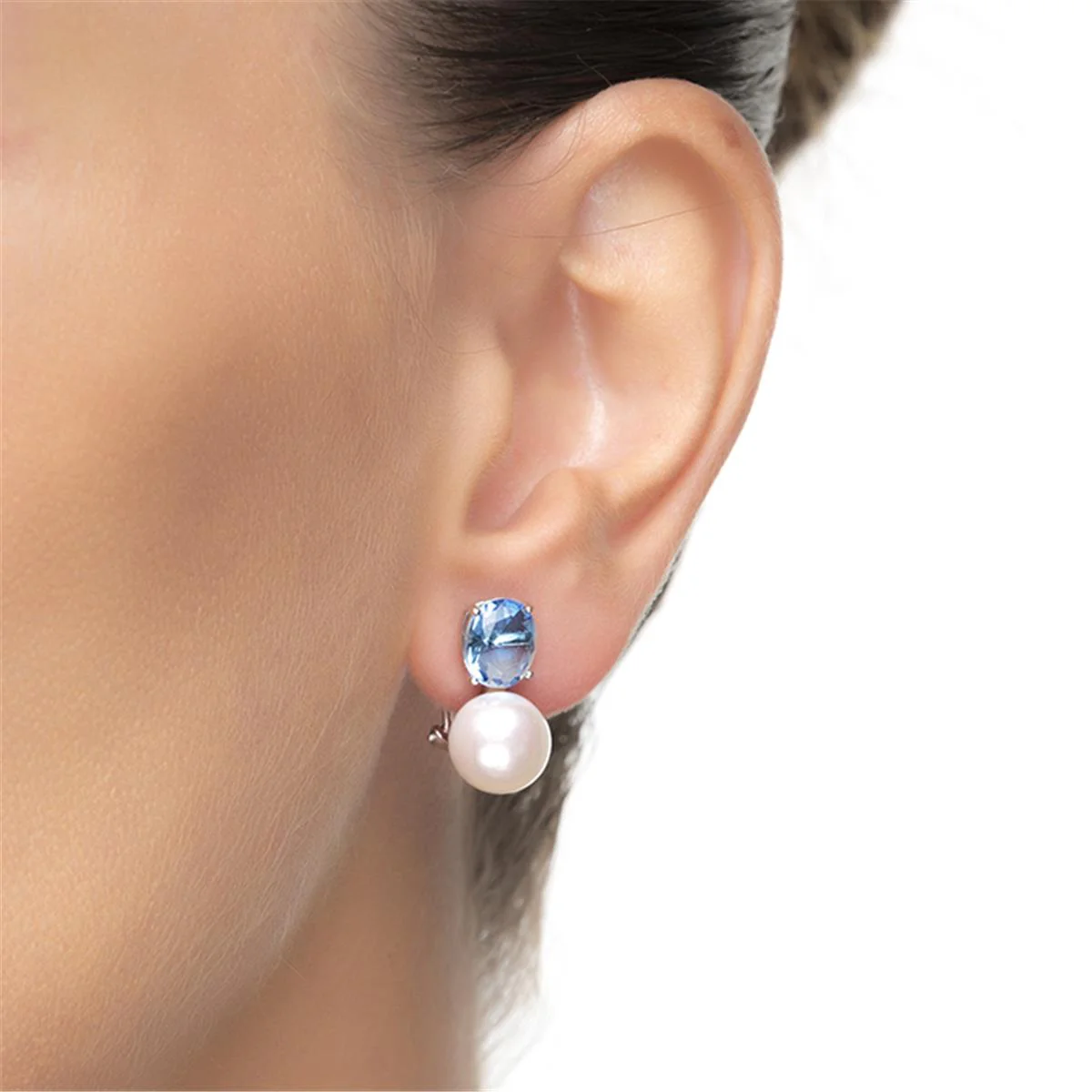 Pendientes Garguth Plata De Ley 925 - Garguth AZUL - Image 2