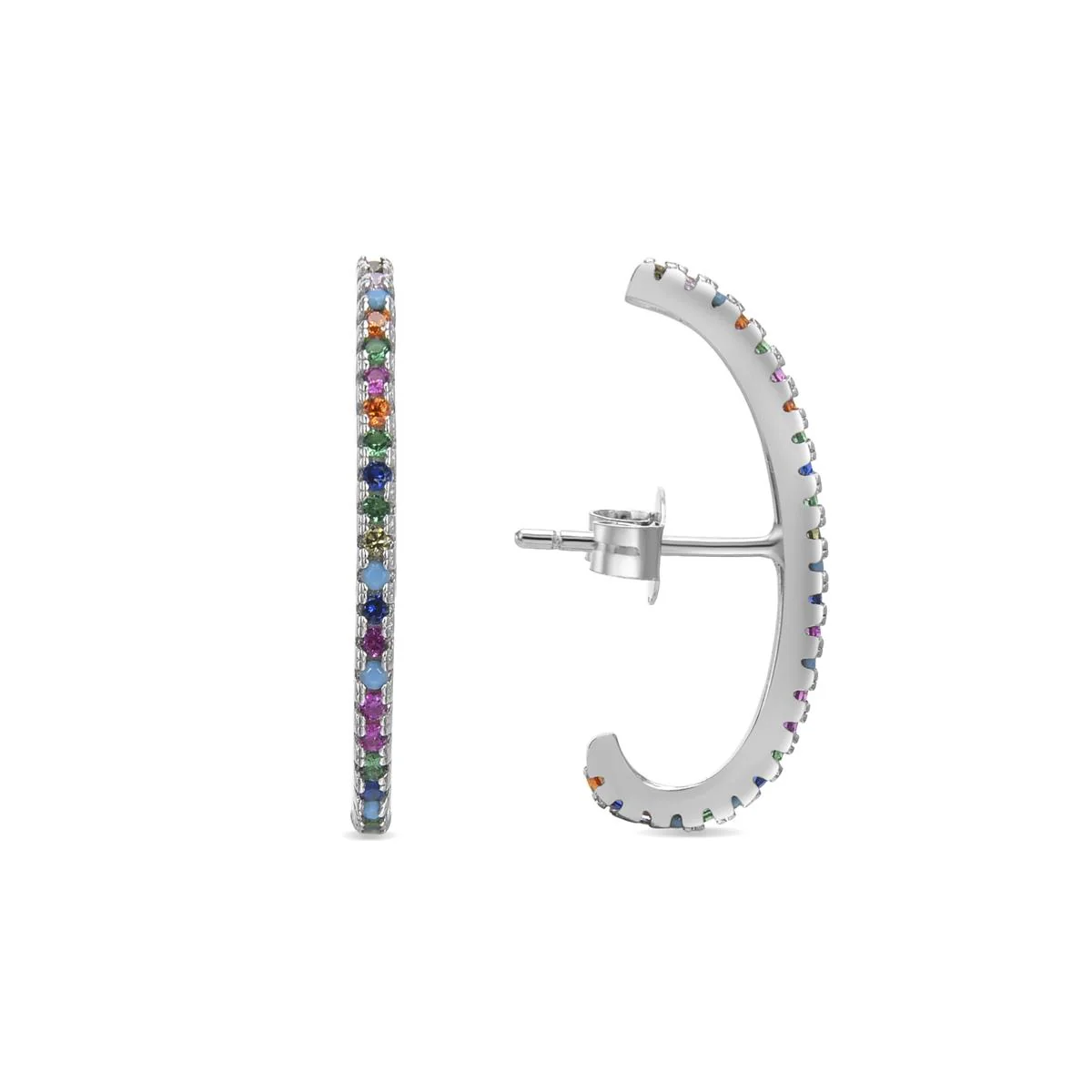 Pendientes Gasein Plata De Ley 925 - Gasein MULTICOLOR